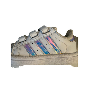 Baby Adidas Superstar Sneakers 5 White Iridescent